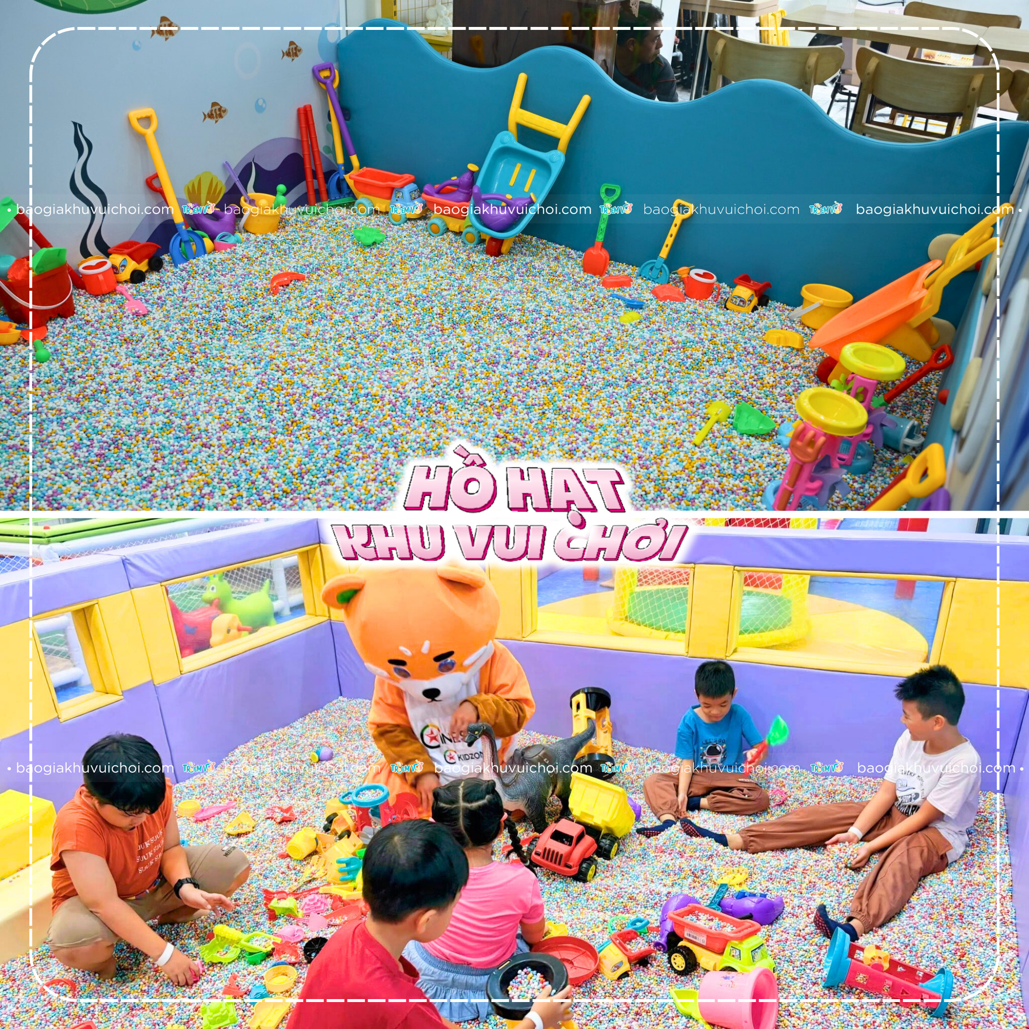 Hồ hạt khu vui chơi