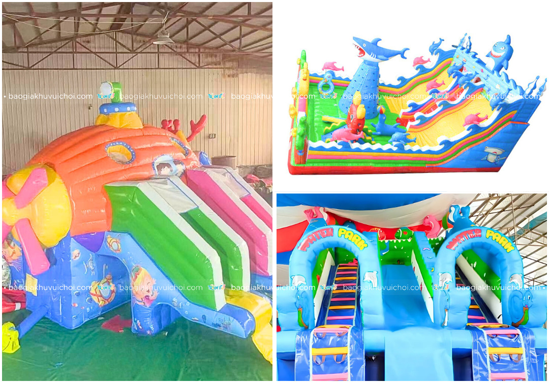 Mẫu nhà hơi đại dương phong phú với nhiều thiết kế khác nhau