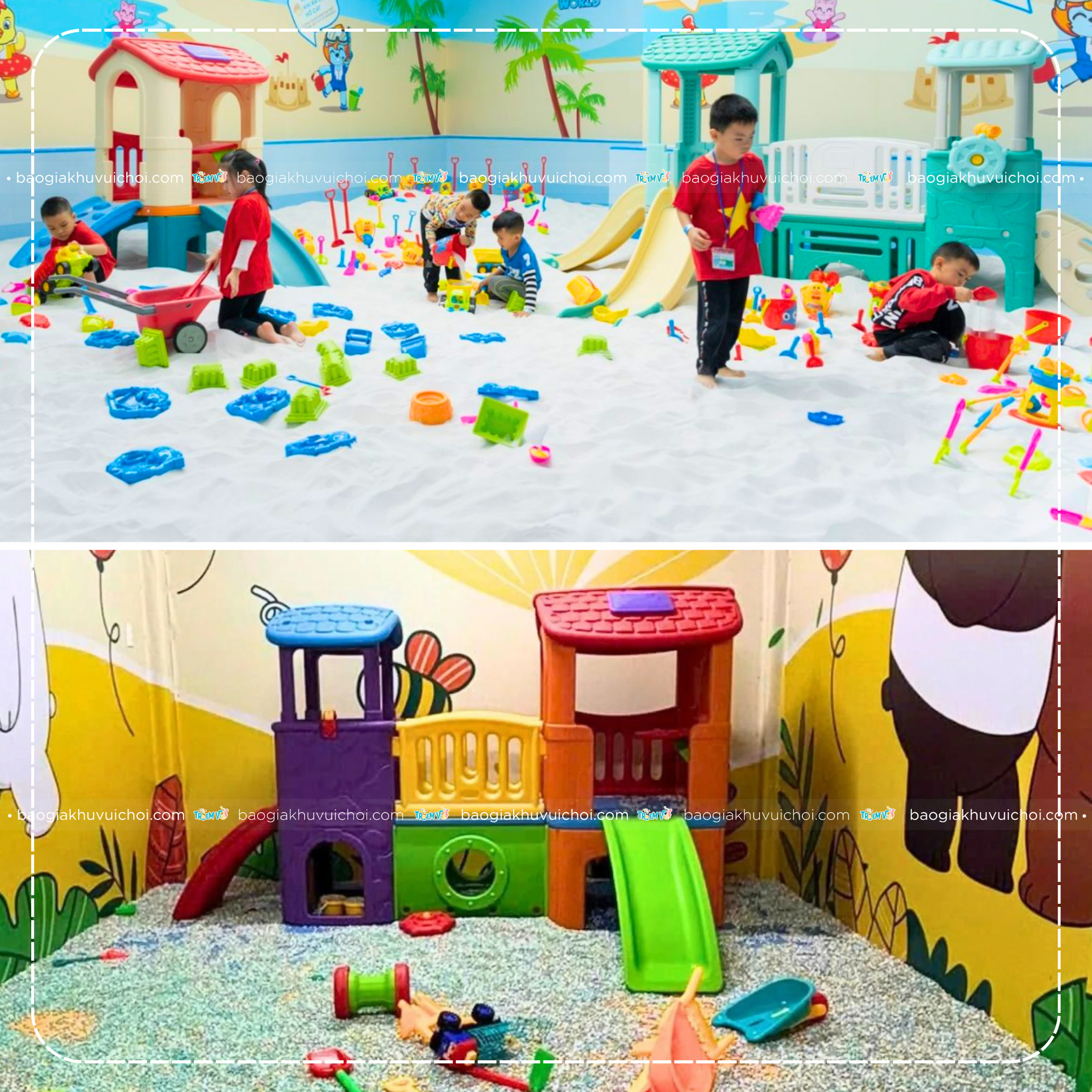 Nhà chòi cổ tích - đồ chơi hồ hạt khu vui chơi