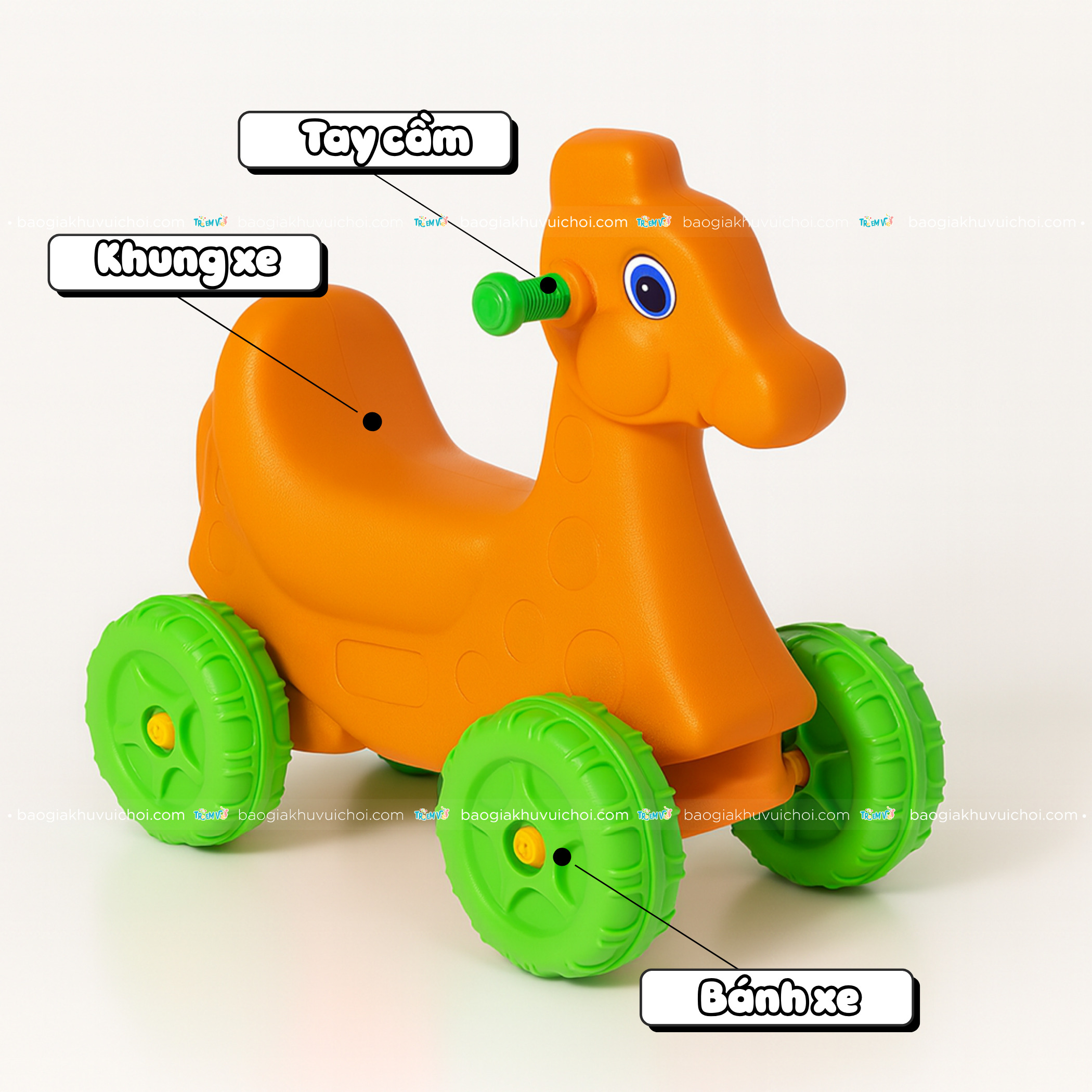 Thiết kế của xe chòi chân khu vui chơi