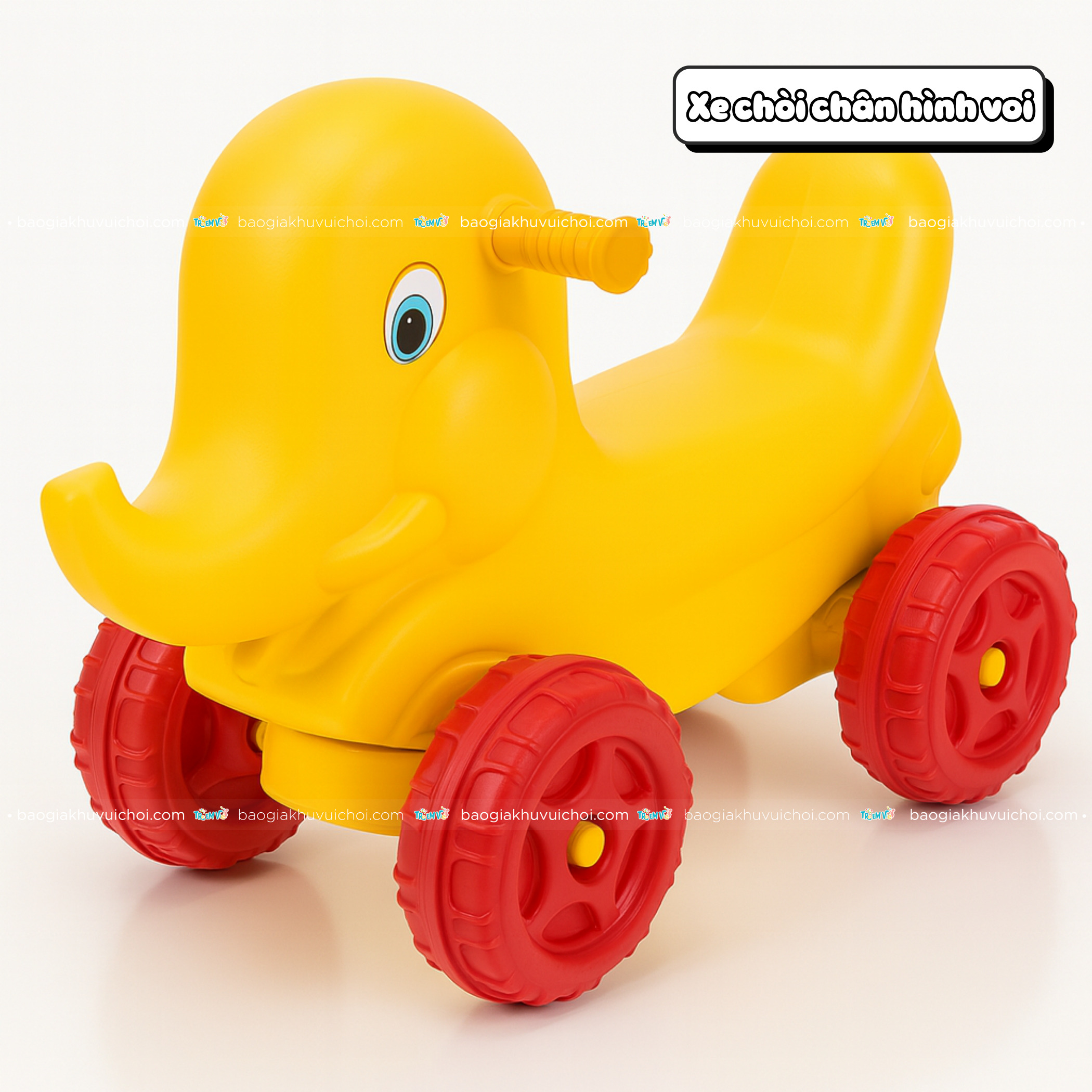 Xe chòi chân khu vui chơi hình voi