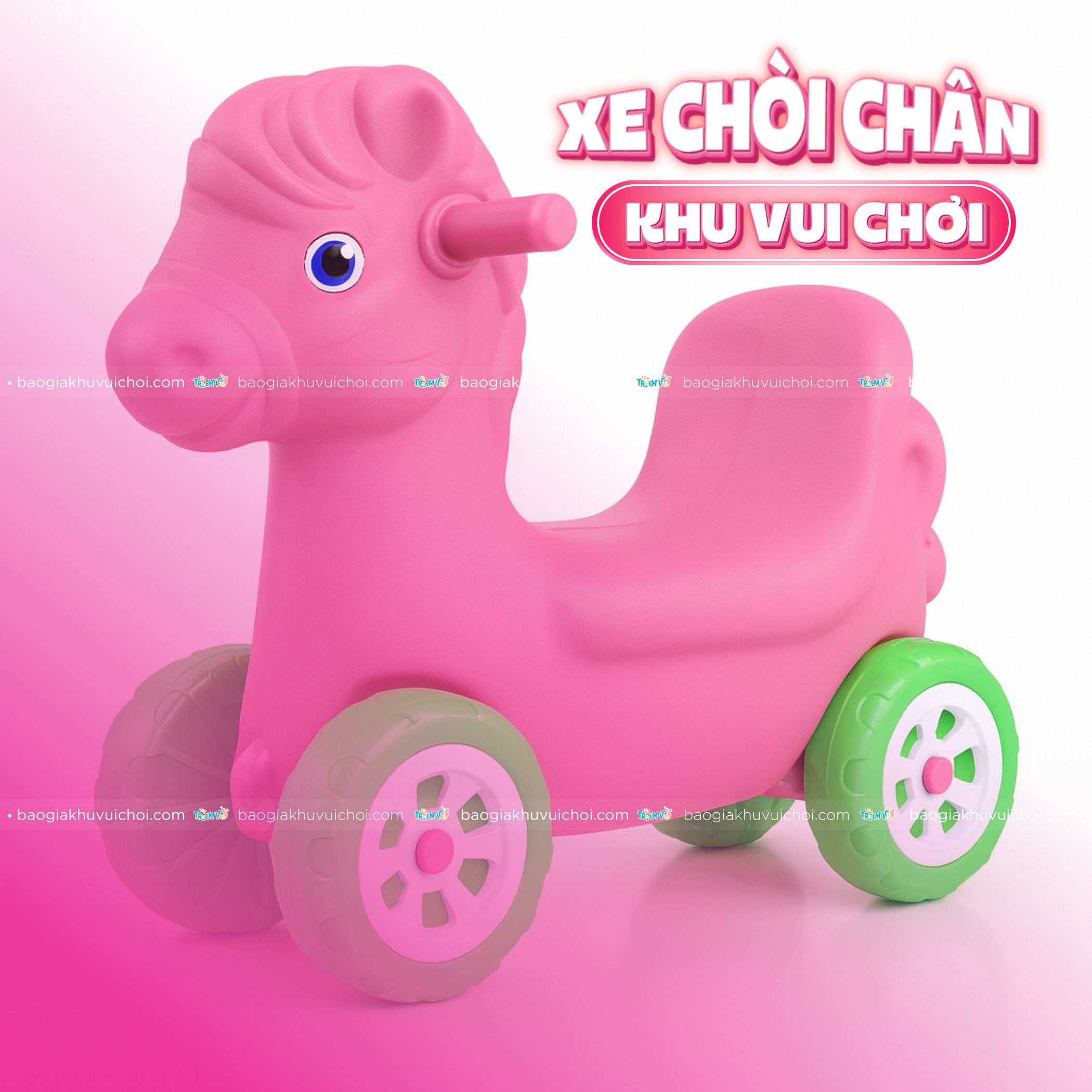 Xe chòi chân khu vui chơi