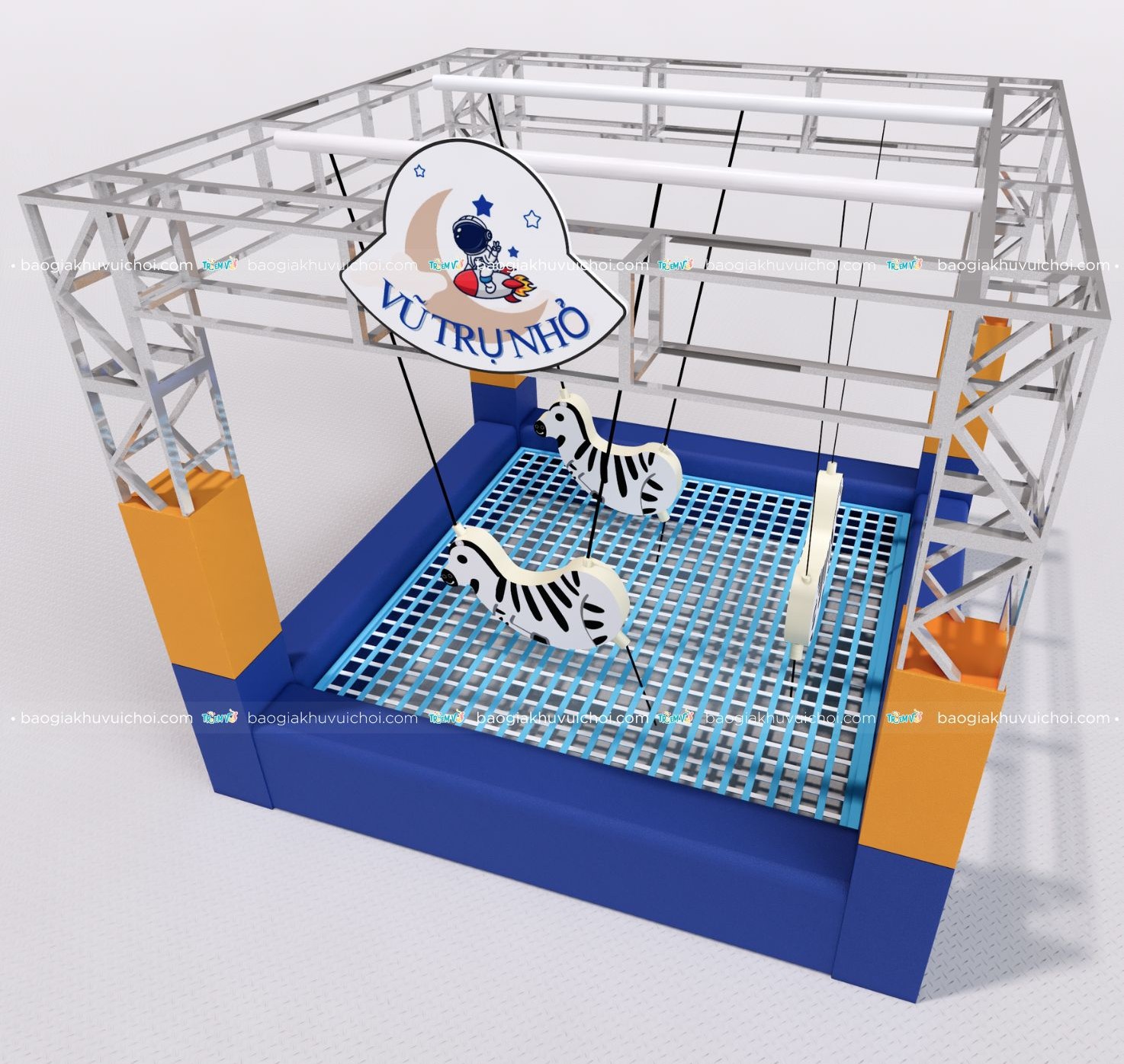 mô hình Ngựa Nhún Khu Vui Chơi