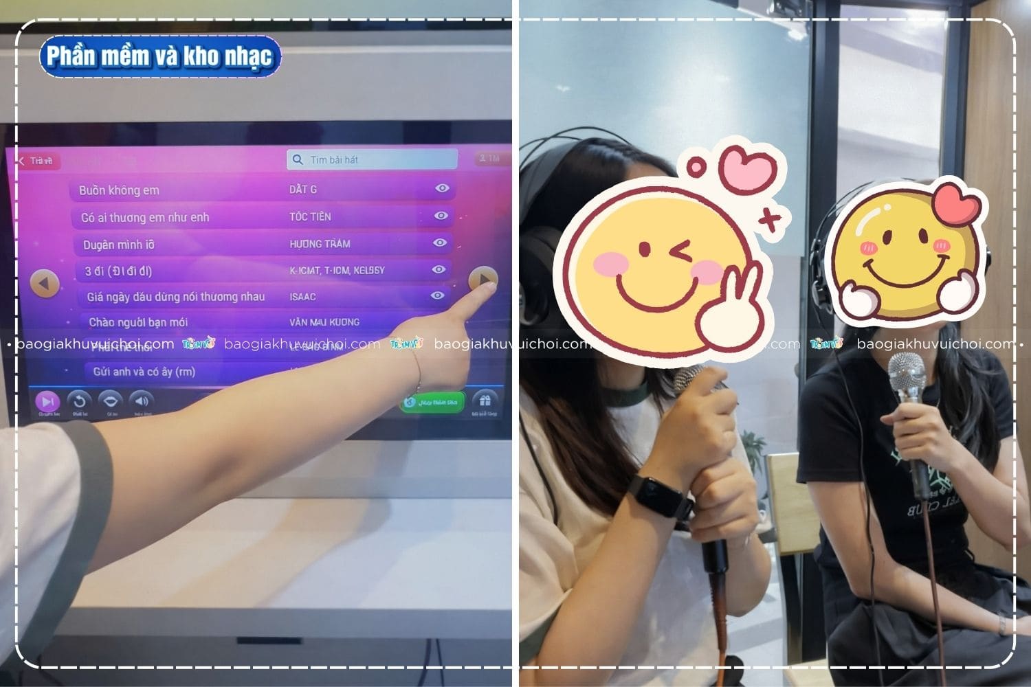Hệ thống phần mềm và kho nhạc phong phú của Karaoke Box