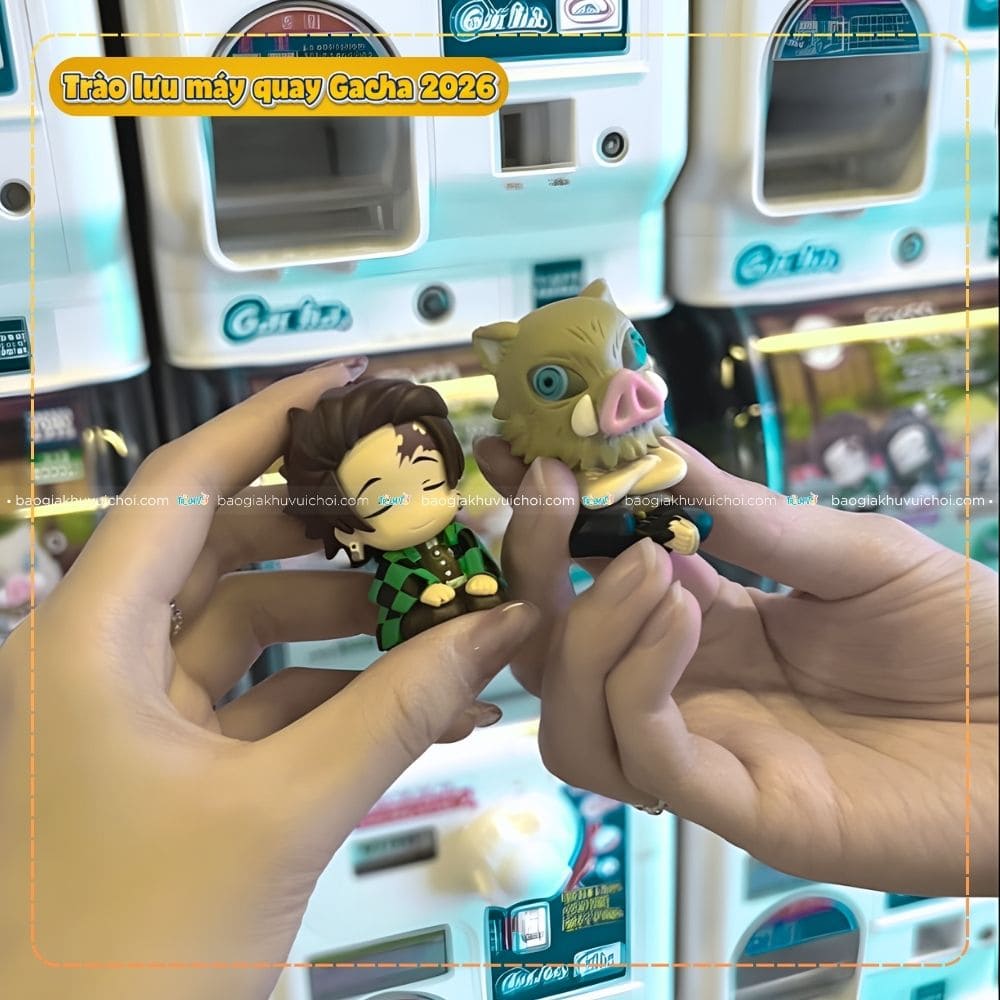 Khám phá bộ sưu tập quà tặng cực "hot" cùng dàn máy quay Gacha hiện đại