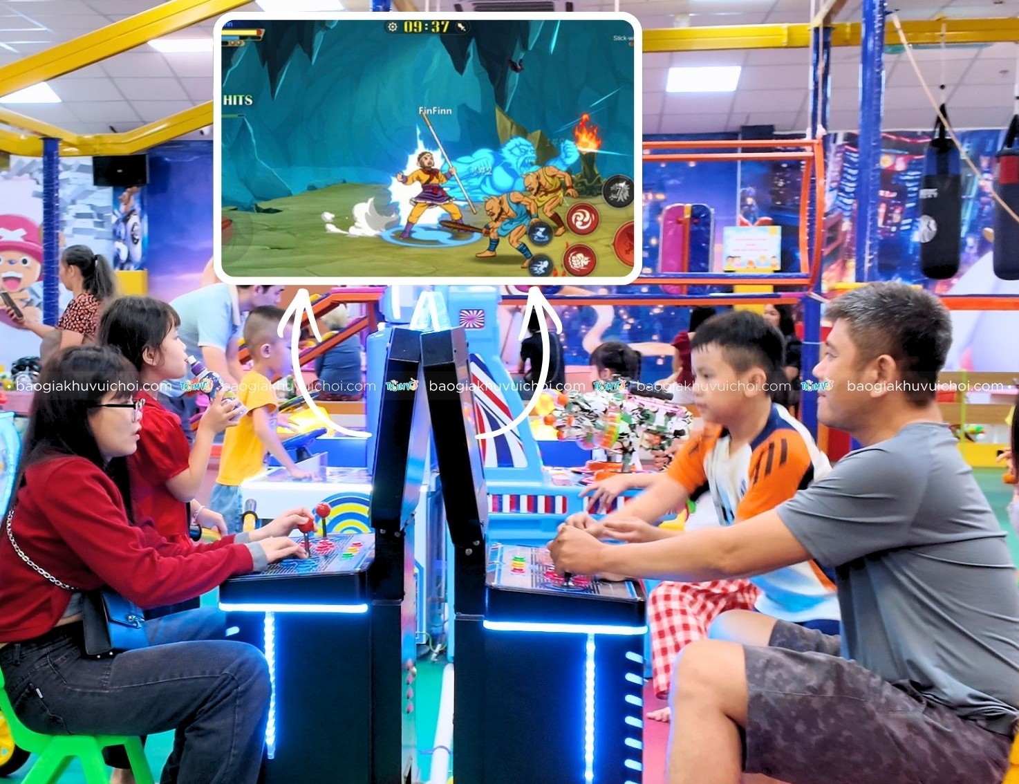 Game Tây Du Ký Máy Thùng trong trung khu vui chơi