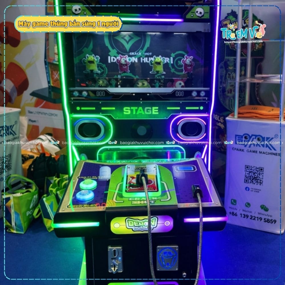 Máy game thùng bắn súng 1 người