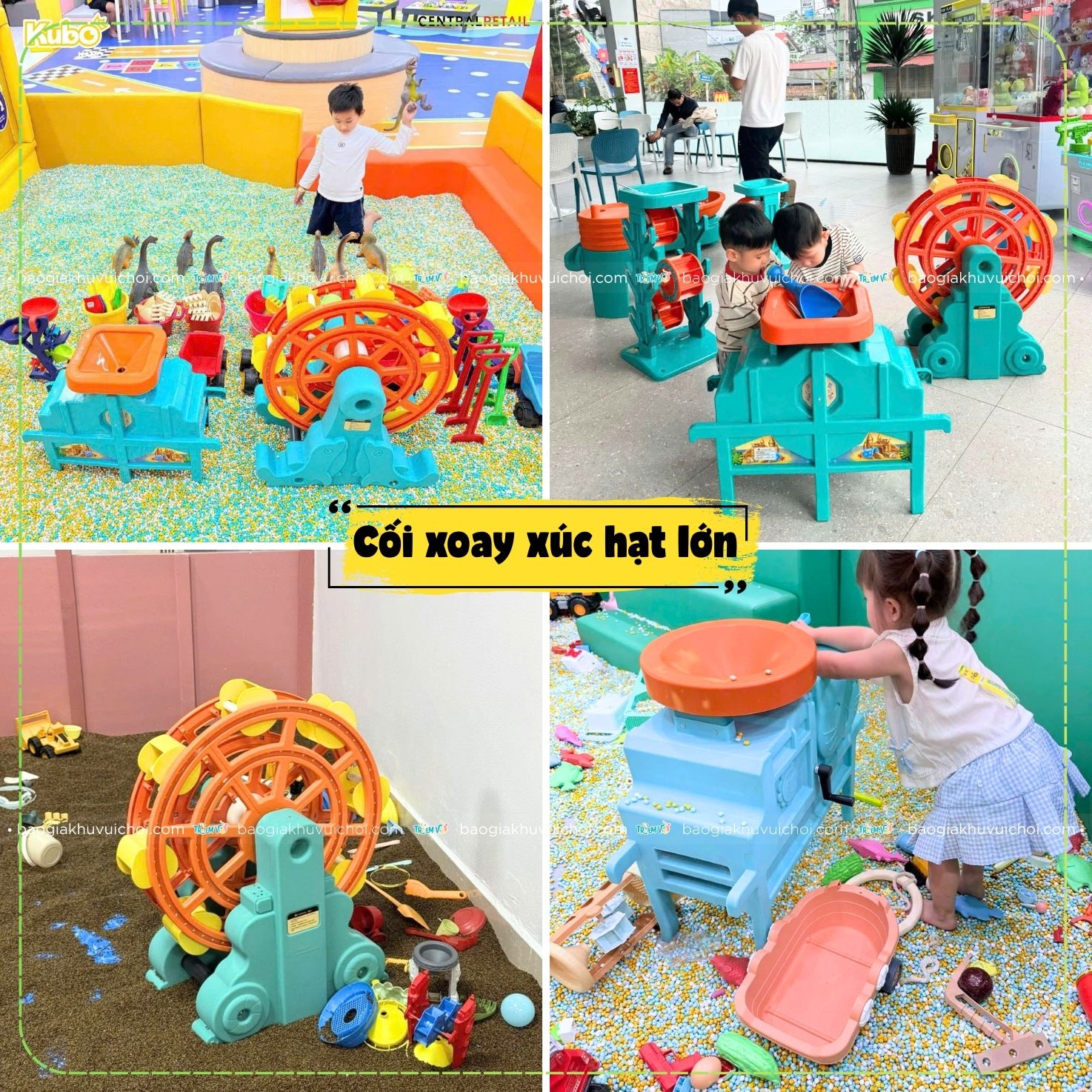 TOP 5 Đồ Chơi Hồ Hạt Phổ Biến Trong Khu Vui Chơi Trẻ Em