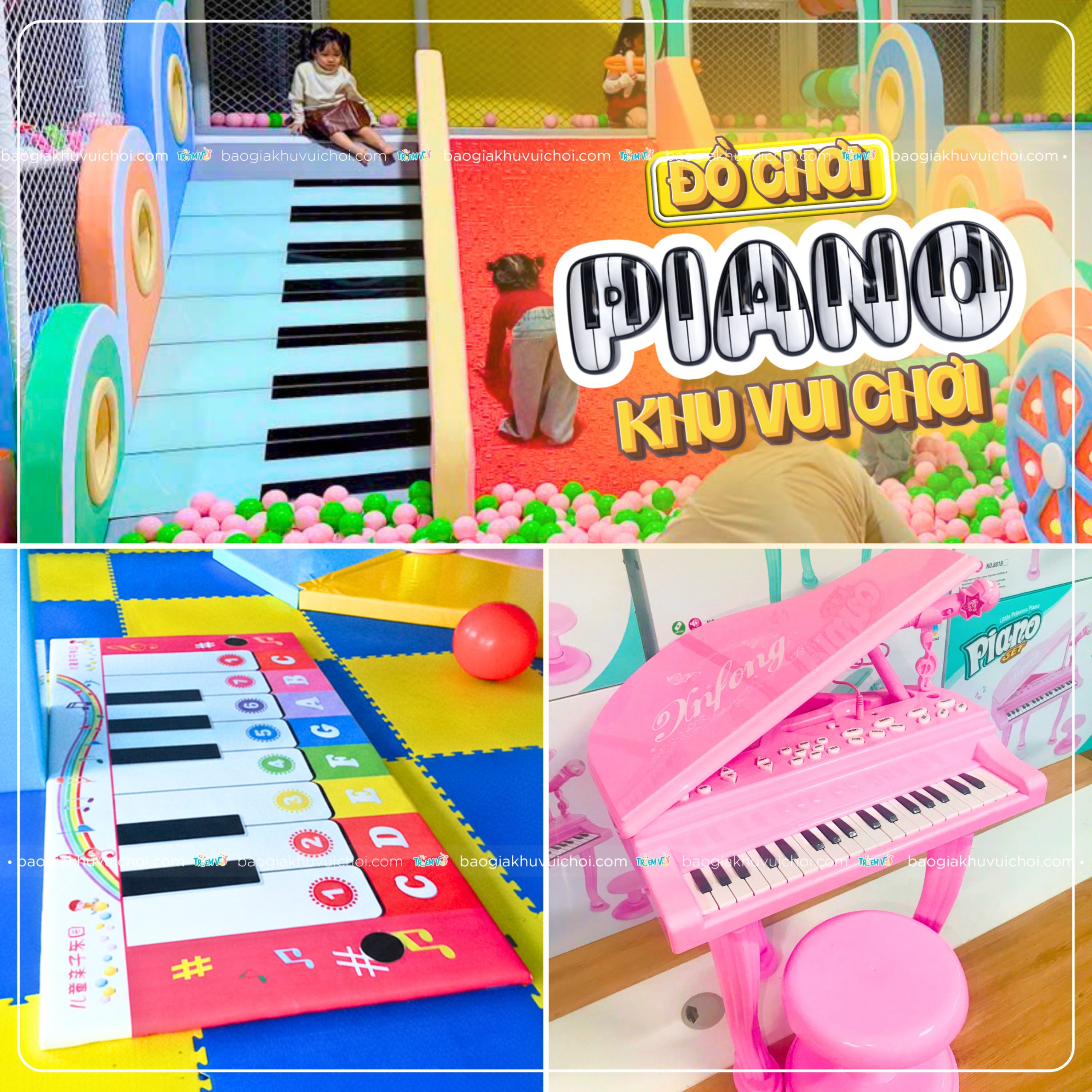 Đồ chơi piano khu vui chơi