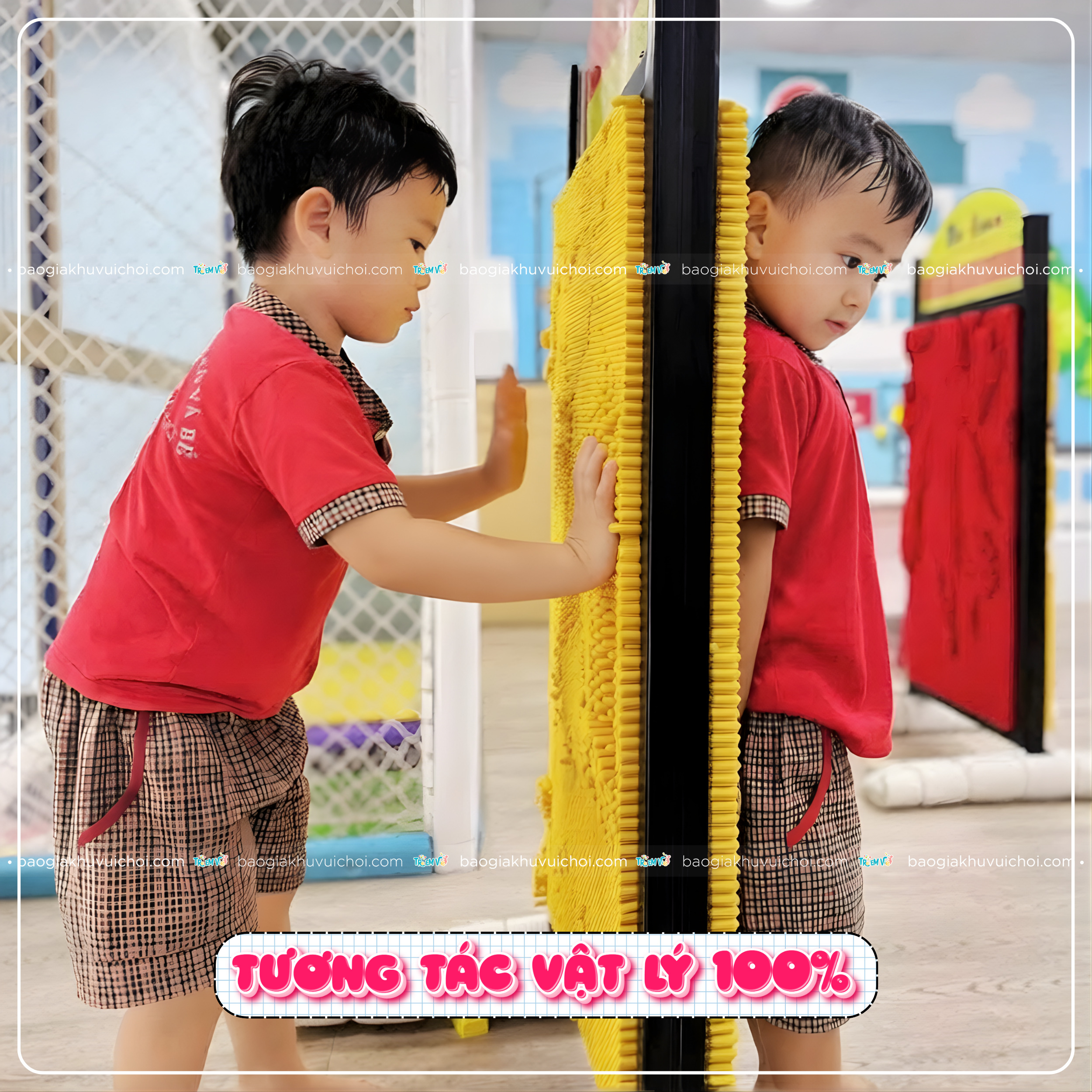 Đồ chơi pinart khu vui chơi là thiết bị tương tác vật lý chân thực