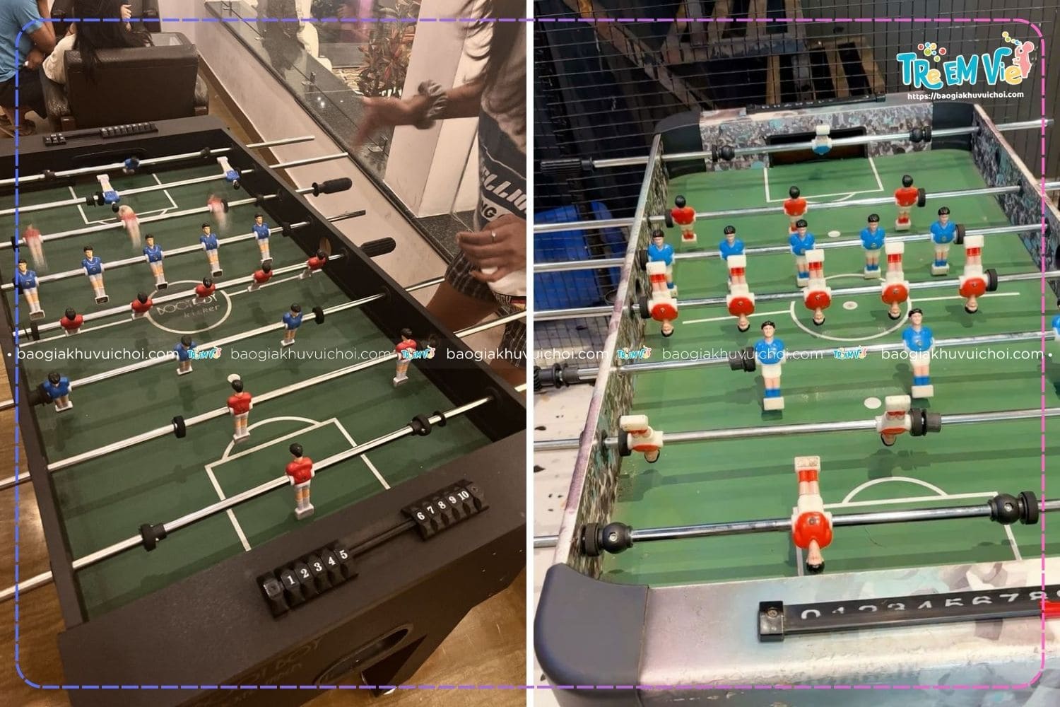 Bàn bi lắc khu vui chơi phù hợp với mọi lứa tuổi và chơi rất dễ dàng