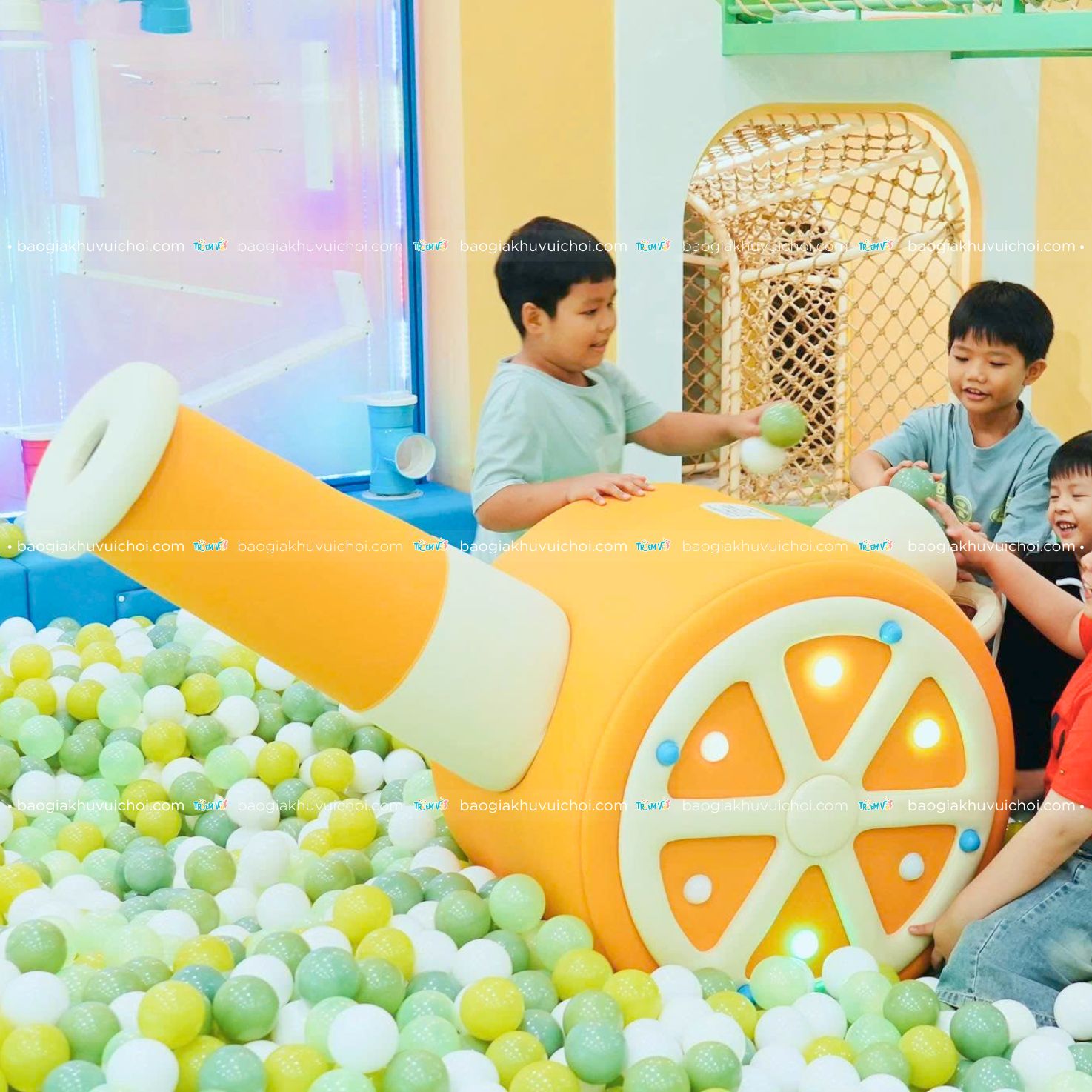 Cấu tạo của súng bắn banh trong nhà liên hoàn