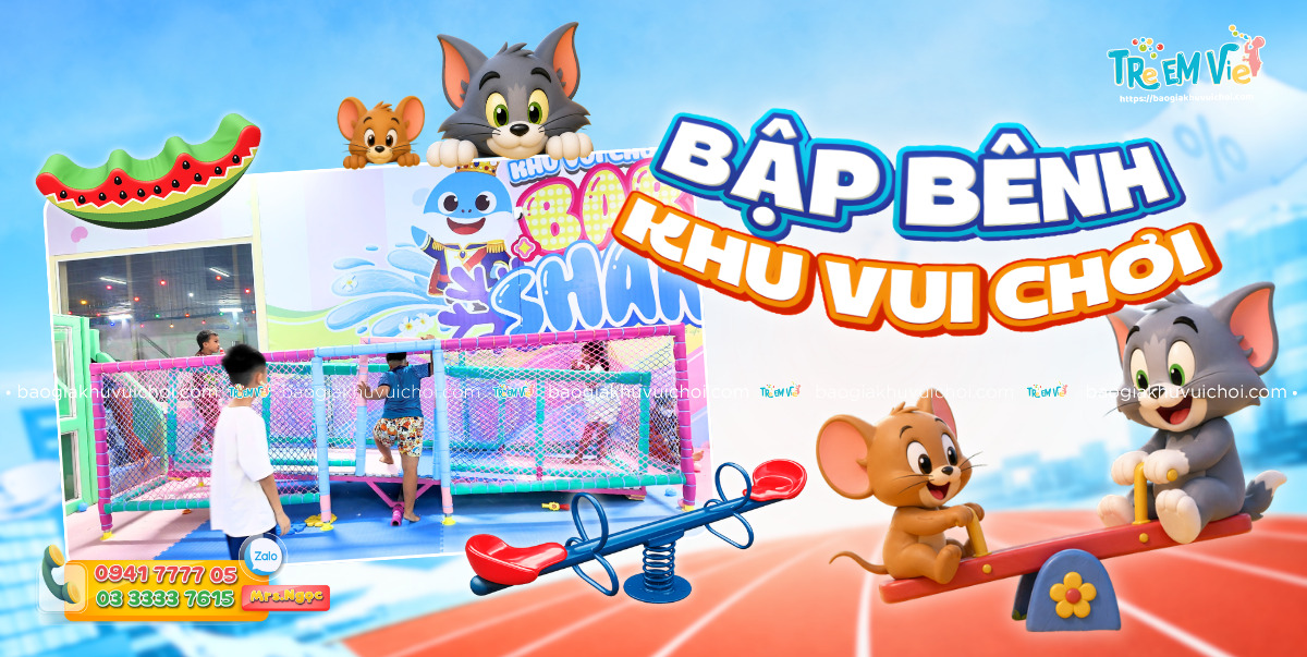 Banner Các Loại Bập Bênh Khu Vui Chơi Hấp Dẫn Dành Cho Trẻ