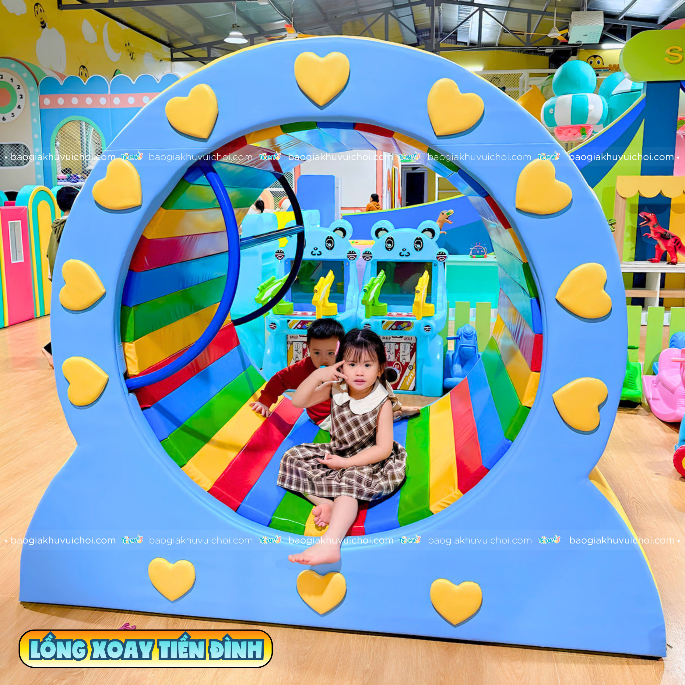 Trò chơi giữ thăng bằng - Lồng xoay tiền đình