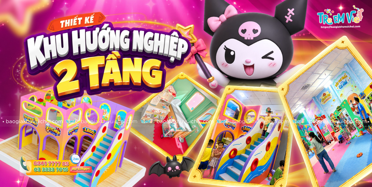 banner Báo giá khu hướng nghiệp 2 tầng khu vui chơi