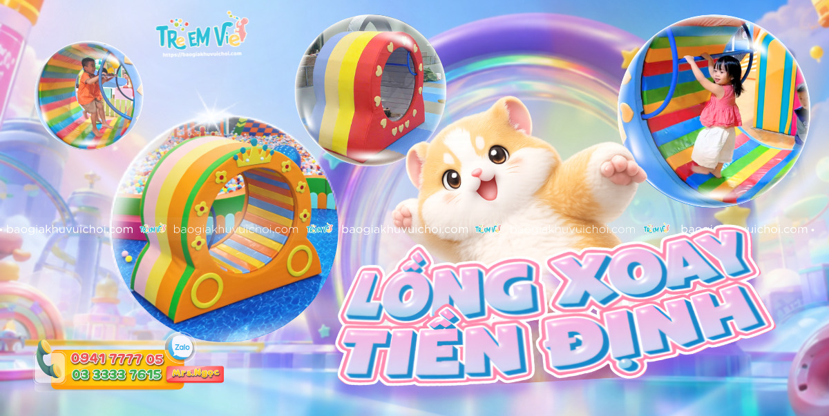 Lồng xoay tiền định khu vui chơi trẻ em