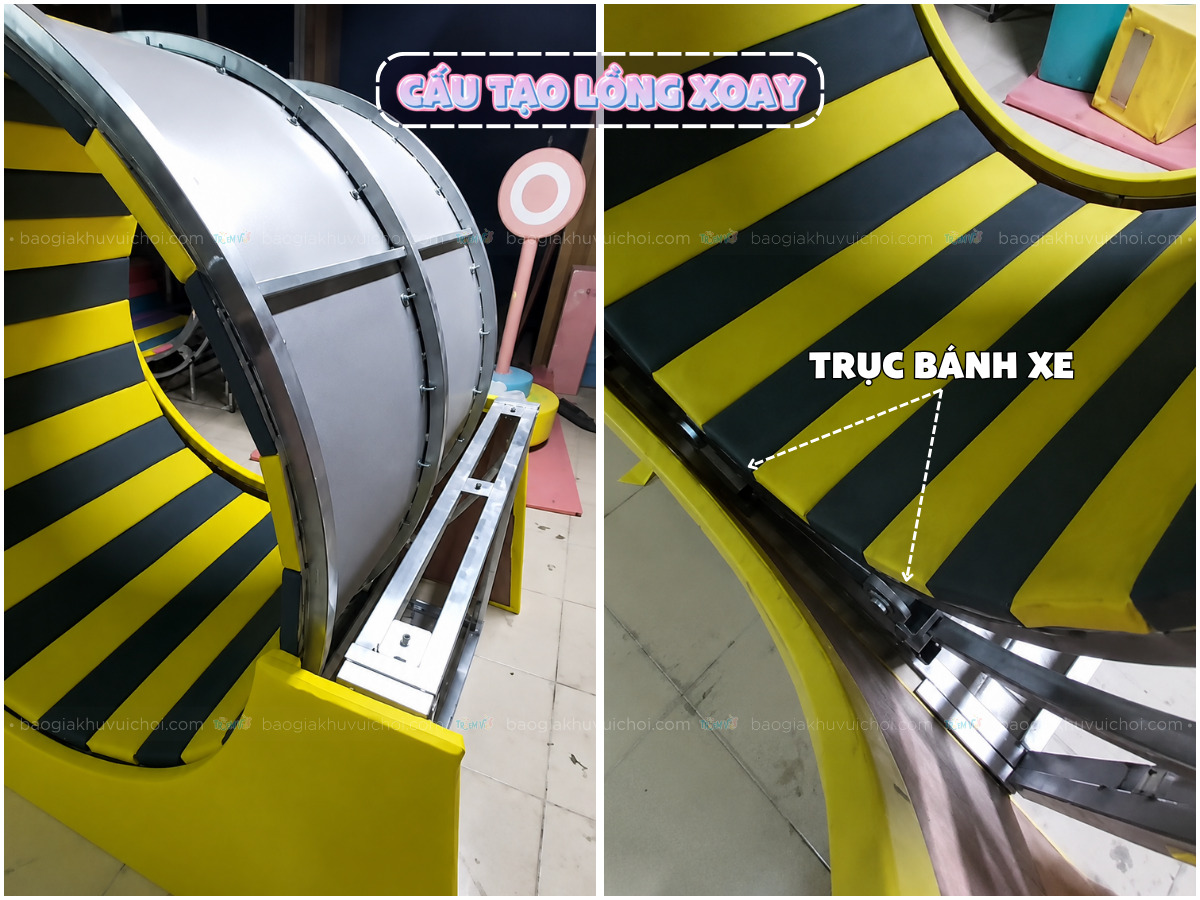 Cấu tạo chắc chắn của lồng xoay tiền định