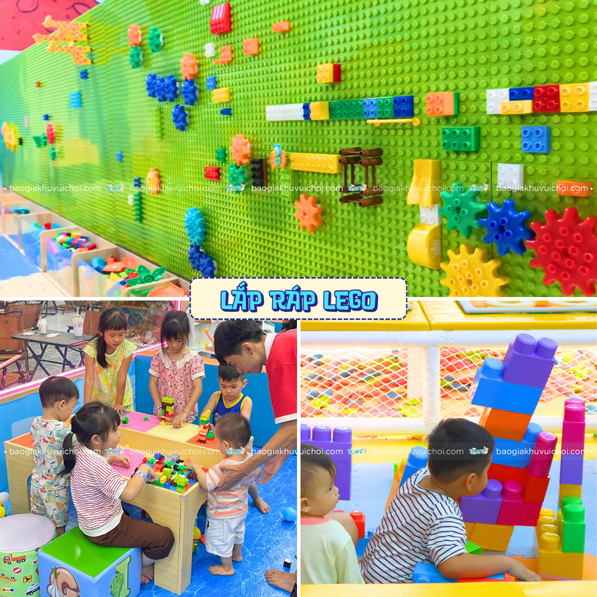 Trò chơi tĩnh cho trẻ tại khu vui chơi trẻ em