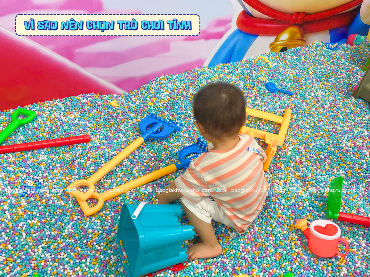 Lựa chọn trò chơi tĩnh giúp tăng sự đa dạng cho hệ thống trò chơi tại khu vui chơi