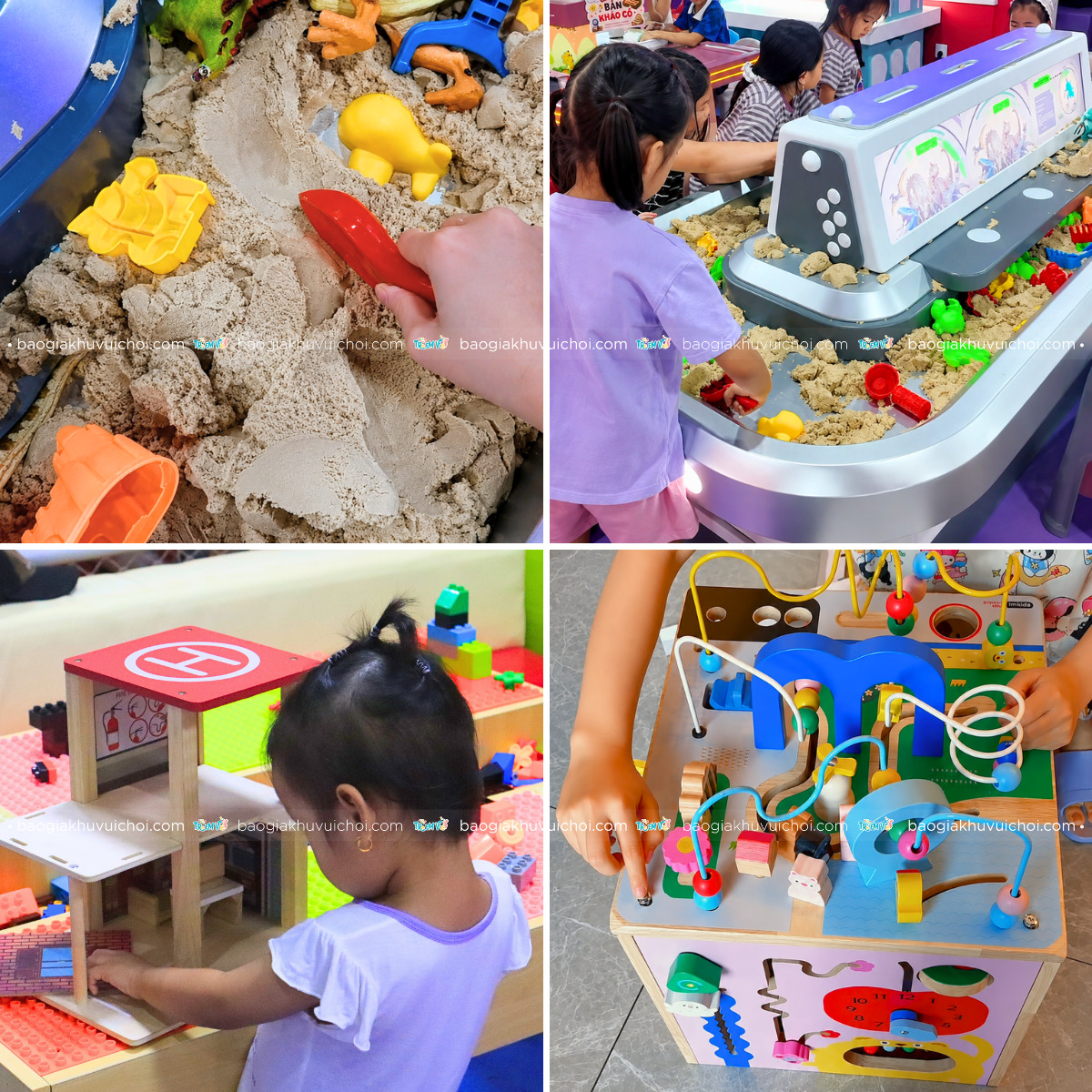 Các trò chơi tĩnh cho trẻ có thê đầu tư cho khu vui chơi