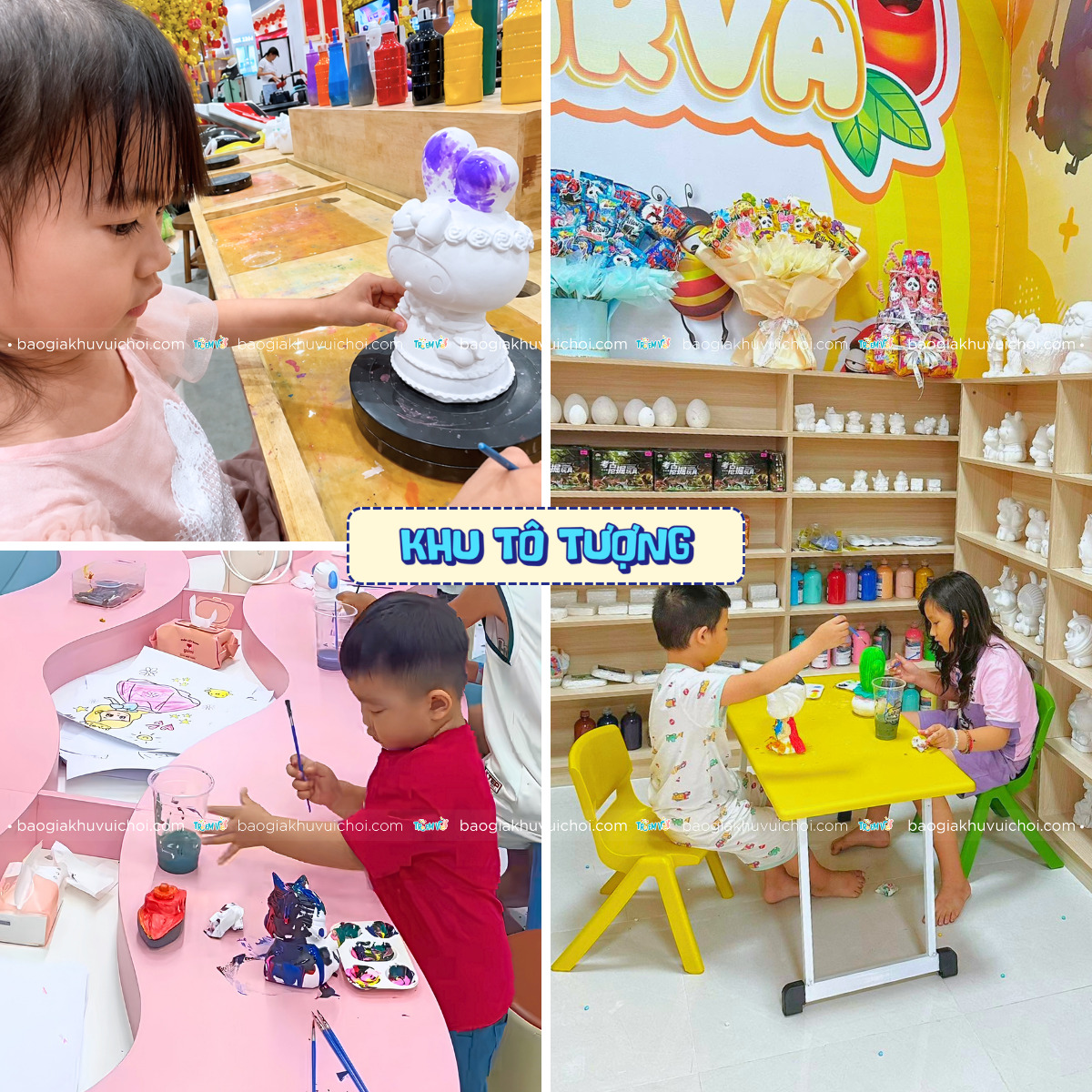 Tô tượng giúp bé tập trung cao độ và rèn luyện sự tỉ mỉ